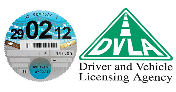 DVLA Logo & Tax Disc